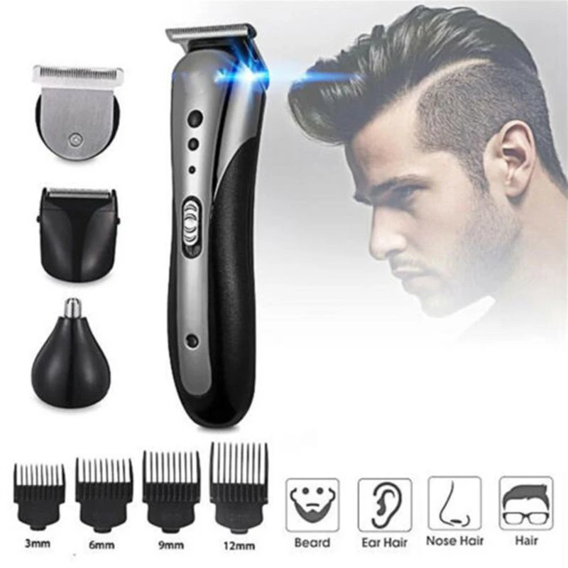 2020 Best Sale 6 in 1 Cheap USB Charging Professional Electric Shaver Beard Nose Rechargeable Hair Cut Trimmer