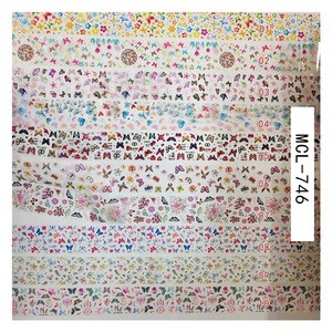 2020 Brand New Different colors of new 100cm nail butterfly flower sticker decal