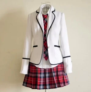 2020 customized new design children&#39;s school uniform clothing and long sleeved chorus of primary school students British