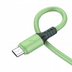 2020 New Colorful Liquid Silicone Data Cable Power Charger Micro Charging Cable Custom 2.4A High Speed Fast Charging USB C Cable