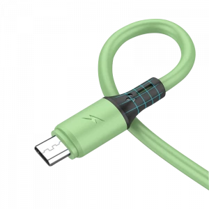 2020 New Colorful Liquid Silicone Data Cable Power Charger Micro Charging Cable Custom 2.4A High Speed Fast Charging USB C Cable