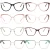 Import 2020 New Women Fashion High Quality PC Acetate Cat Eye Optical Prescription Glasses Frame Women Spectacles Eyeglasses Frames from China
