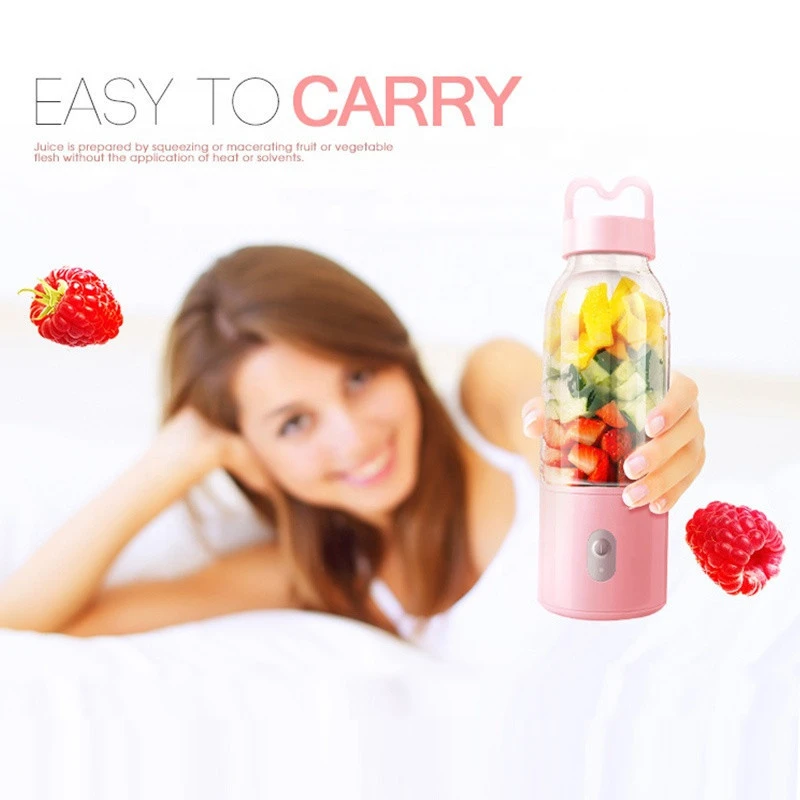 2020 Personal Size Rechargeable Smoothie Mini Hand Portable 4 blades USB portable blender
