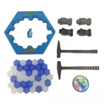 2020 Stock Lot Toys Family Break  the ice game penguin funnel trap intelligence toys penguin trap game  for kids