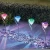 Import 2020 Wholesale Outdoor waterproof LED Stake Lamp Rgb decor Landscape / Pathway Post Lights Solar Garden Light from China