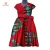 Import 2021 100% Cotton Hot Sale Fashion African Baby Girl&#x27;s African Flower Pattern Wax Print Linen Princeness Dress from China