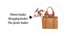 2021 Explosive Simple women Handbag Shoulder Bag Exquisite Craftsmanship Rattan Storage Basket Handmade Storage Basket
