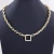Import 2021 Hot Sale Gold Multi-size Chain Necklace Copper Zircon Party Wedding Jewelry Accessories Wholesale Gifts Pendant Lady Unisex from China