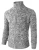 Import 2021 Hot Sale New Thick Coat Turtleneck Pullover Sweater Cardigan Men from China
