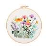 2021 HOT Selling Flower Decoration DIY Embroidery Cross stitch Kit Beginner Needlework Set DIY Embroidery Set
