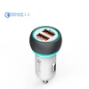 2021 Trending Products 36W Dual USB QC3.0 Car Charger Fast Charging Usb Car Charger