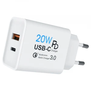 20W Charger Usb C Type C Pd Mini Portable Ports Cellular Erd Uk Wall Home Universal Travel Adapter Phone Charger