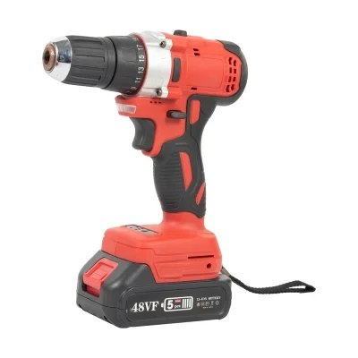 21V New Handheld Portable Rechargeable Cordless Brushed Electric Drill