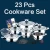 Import 23PCS STAINLESS STEEL AMC COOKWARE PRICE from China