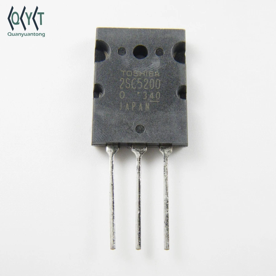 2sc5200 Transistor NPN 230V 15A 30MHz 150W Through Hole TO-3P(N) 2sc5200 2sa1943 transistor