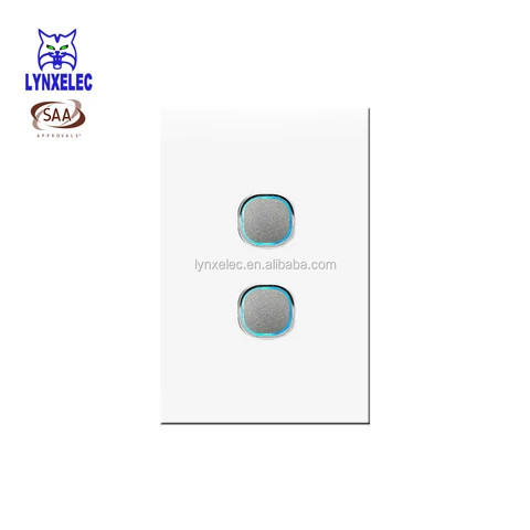 250V 16A SAA approval Australia clipsal type saturn iconic zen push button switch