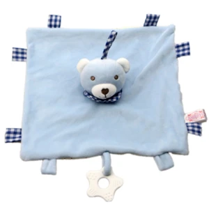 30*30cm Baby Appease Towel Baby Comforting Taggies Blanket super soft Animal comforter toy for baby