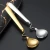 Import 304 Stainless Steel Cup Spoon Curved Handle Salad Spoon Childrens Spoon Round And Smooth Surfaces Saving Space from China