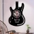 Import 30CM Old Fashion Black Guitar Style Vinyl Record Wall Clock from China
