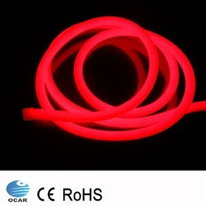 360 degree round neon flex red led neon light