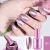 Import 3D eco-friendly long lasting mirror effect  finger holographic UV Nail Polish for nail art from China