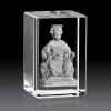 3D Laser Crystal Engraving MAZU Buddhist Glass Holy Communion Souvenirs Gifts