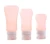 Import 3Pcs Set Travel Refillable Bottles Silicone Skin Care Lotion Shampoo Gel Squeeze Bottle 37/60/89ml Tube Containers Squeeze Kits from China
