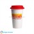 Import 400ml popular custom travel white ceramic mug no handle from China