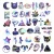 42 pcs Galaxy Laptop Stickers Car Motorcycle Bicycle Luggage Stickers