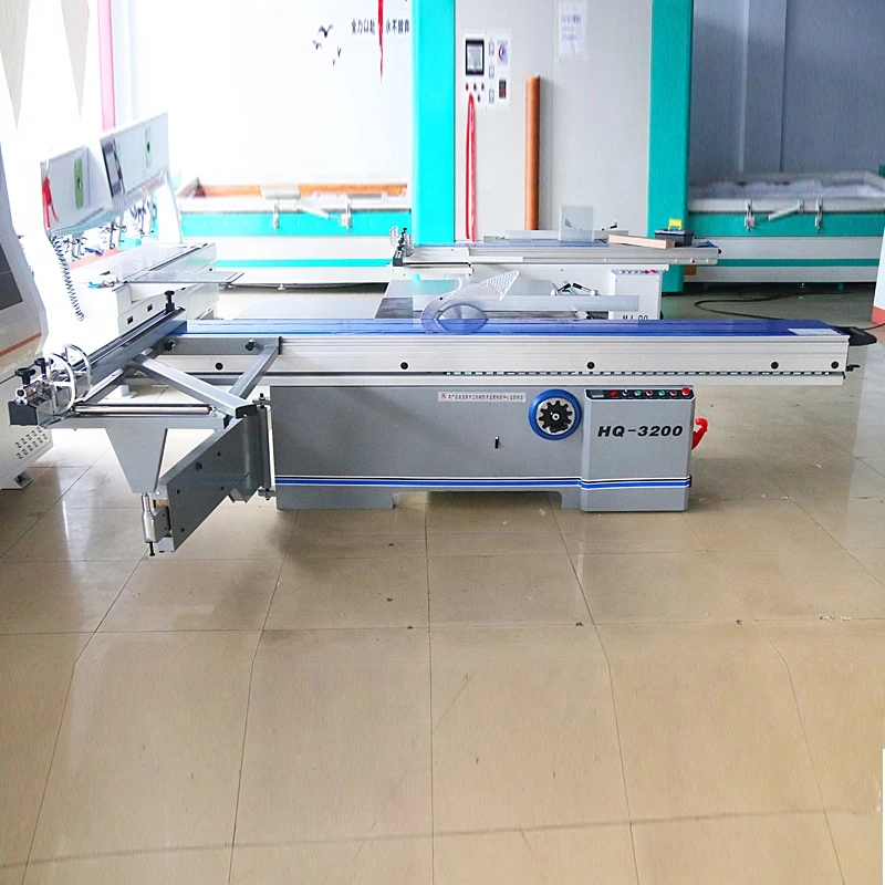 45 degree tilting woodworking horizontal automatic cutting wood sliding table panel saw band sawing machine