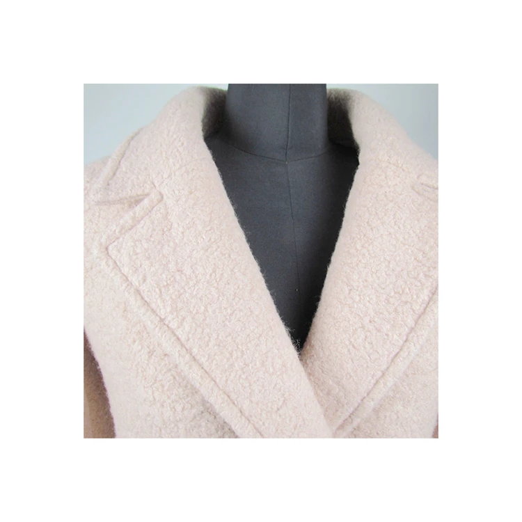 46% Wool Wholesale Pink The King Of Quantity Coats Women Coat