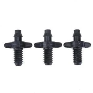 50/100Pcs 6mm Single Barbed Connector for 4/7mm PVC Hose Home Garden Drip Irrigation Fittings Watering Hose Connector