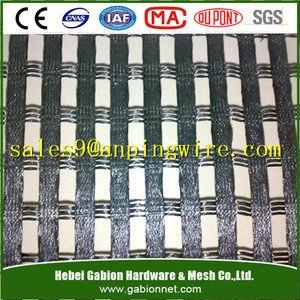 50mm mesh size PP geogrids with high quality