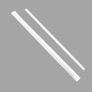 5/7 mm PLA Compostable Drinking Straw White Color Disposable Straw