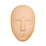 5D Facial Tattoo Training Head Silicone Practice Permanent Makeup Lips Eyebrow Tattoo Skin Mannequin Doll Face Head