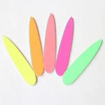 5Pcs Mini Professional Nail Art Files Sanding Buffer Slim Crescent Tool Grit