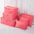 Import 6 PCS Travel Storage Bag Set Tidy Organizer Wardrobe Suitcase Pouch Travel Organizer Bag Case Shoes Packing Cube Bag from China