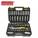 65pcs Portable Socket Wrench Vehicle Repair Tools Set