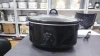 6.5QT Electric Slow Cooker with Black Crock Cooker Recipes for Crockpot Meals
