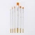 Import 6pcs Artist Nylon Hair Paint Brushes Set  with wooden Handle Artist Paint Brush Set Acrylic Brush Set from China