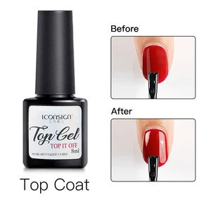 6pcs/kit Manicure Nail Art Salon UV Gel Peel Off Base Coat Long Wear  Top coat Kit