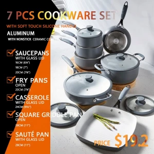 Wholesale Hot Sale Non Stick Red 6 PCS Cookware Set Red Enamel Cast Iron  Soup Pots and Casseroles Cookware Set - China Frying Pan Cast Iron Pot  Colorful Sets and Cast Iron