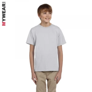 76000B Children kids plain tshirt organic cotton blank t shirt short sleeve custom print