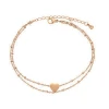 76796 Xuping Jewelry bracelet women, heart chain multicolor stainless steel bracelet