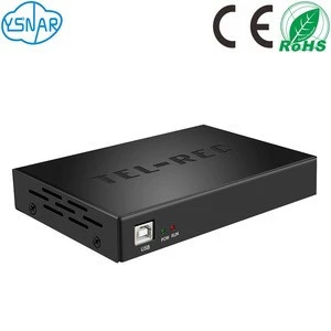 8 Channels/Ports CDR USB Telephone Recording Box, 8 Lines Phone Voice and Caller ID Recorder