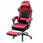 8257 High Back Computer Gamer Racing Red Gaming Chair PC Room with Cooling