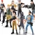 Import 8pcs 4.5 inch Toy Fort Game Battle Royale  Game  Decoration  Cartoon Toys PVC Dolls Anime  Action Figures for kid from China