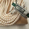 9 mm AA good quality near round pearl in strand loose wholesale freshwater pearl