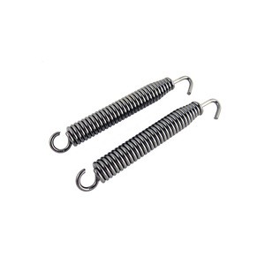 90mm 100mm Motorcycle Exhaust Spring Hooks Stainless Steel Exhaust Front Middle Link Pipe Rotatable Metal Springs Kit Set