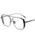 Import 912 Oversized Alloy Eyeglasses Transparent HD Lens Sunglasses Women Optical Glasses Frames for Men Vintage Eyewear metal glasses from China